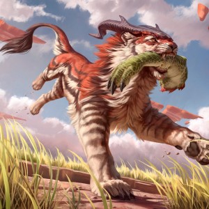 Prowling Felidar - Zendikar Rising MtG Art