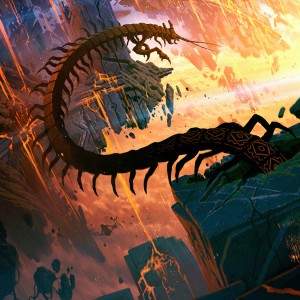 Skyclave Geopede Variant - Zendikar Rising MtG Art