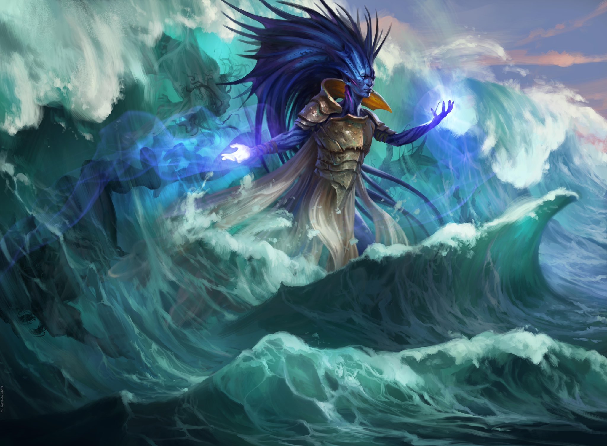 Araumi of the Dead Tide - Commander Legends MtG Art