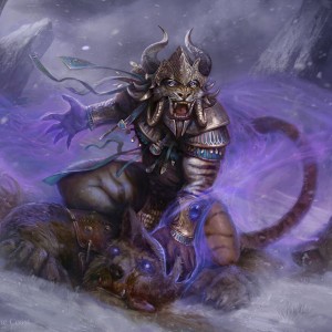 Rakshasa Debaser - Commander Legends MtG Art