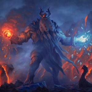 Aegar, the Freezing Flame - Kaldheim MtG Art