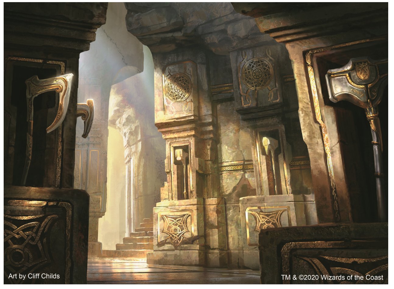 Axgard Armory - Kaldheim MtG Art