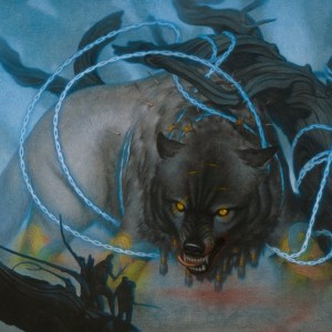 Bind the Monster - Kaldheim MtG Art