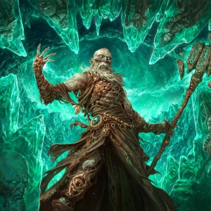 Draugr Necromancer - Kaldheim MtG Art