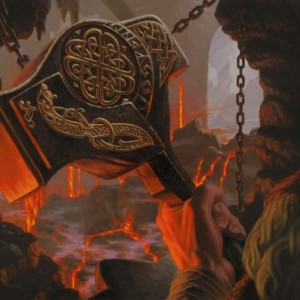 Dwarven Hammer - Kaldheim MtG Art