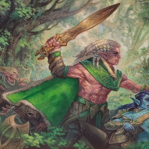 Elven Ambush - Kaldheim MtG Art