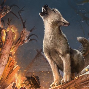 Fearless Pup - Kaldheim MtG Art