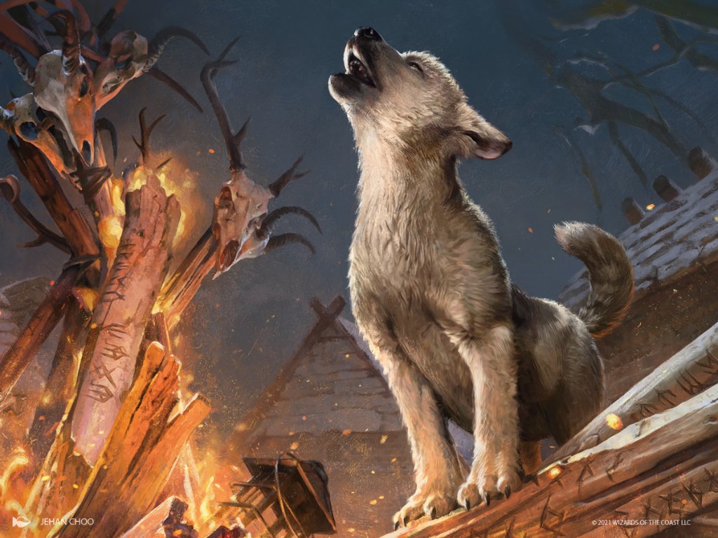 Fearless Pup - Kaldheim MtG Art