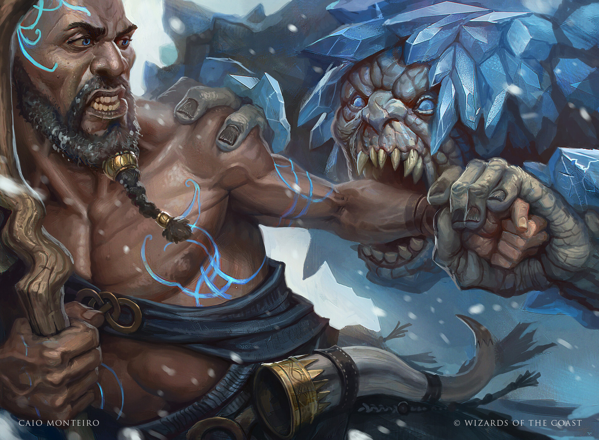 Frost Bite - Kaldheim MtG Art