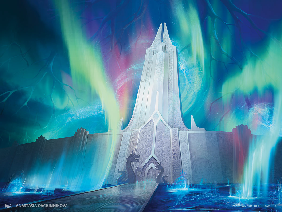 Gates of Istfell MtG Art from Kaldheim Set by Anastasia