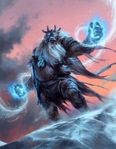 Giant Wizard Token MtG Art from Kaldheim Set by Andrew Mar - Art of ...