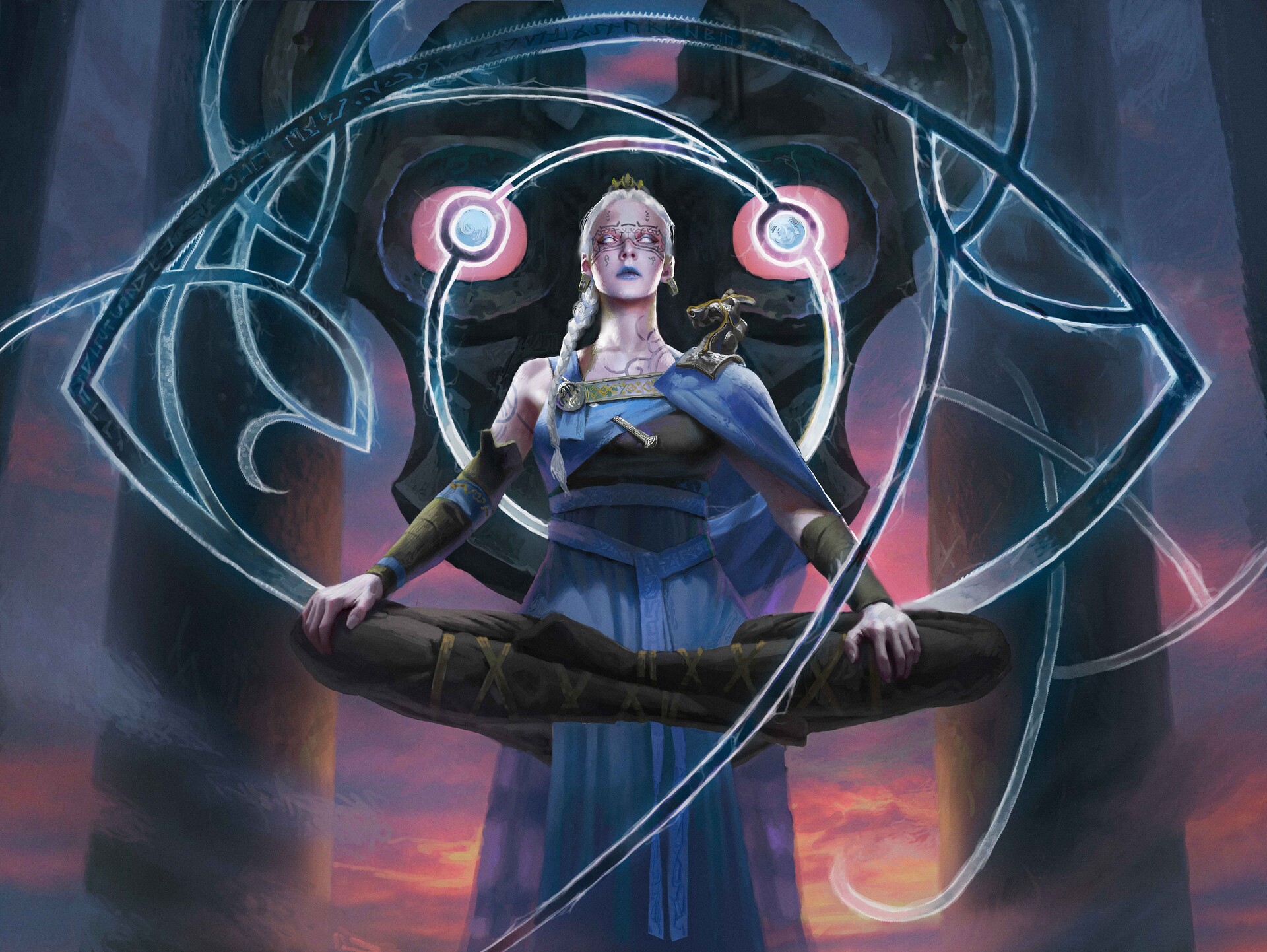 Glimpse the Cosmos - Kaldheim MtG Art