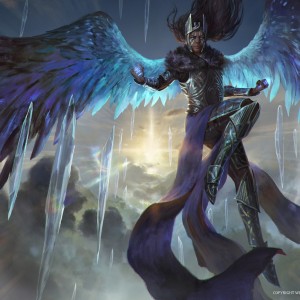 Hailstorm Valkyrie - Kaldheim MtG Art