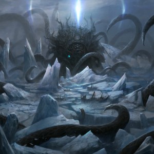 Icebreaker Kraken - Kaldheim MtG Art