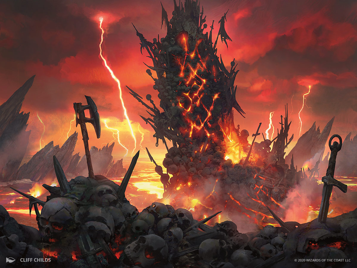 Immersturm Skullcairn - Kaldheim MtG Art