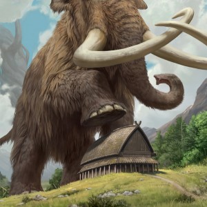 Mammoth Growth - Kaldheim MtG Art