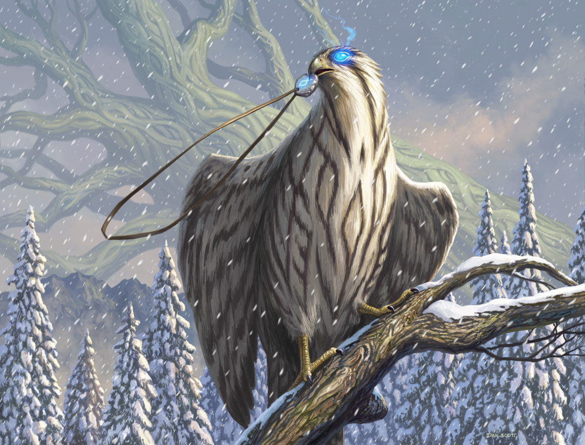 Pilfering Hawk - Kaldheim MtG Art