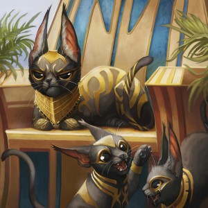 Regal Caracal - Secret Lair MtG Art