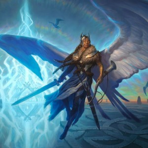 Righteous Valkyrie - Kaldheim MtG Art