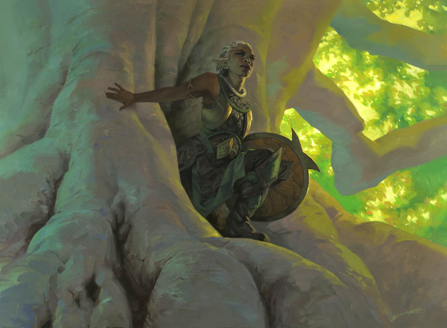 Roots of Wisdom - Kaldheim MtG Art