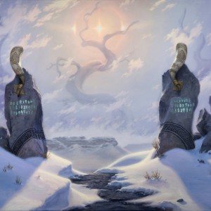 Snow-Covered Plains 3 - Kaldheim MtG Art