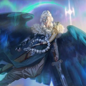 Stalwart Valkyrie - Kaldheim MtG Art