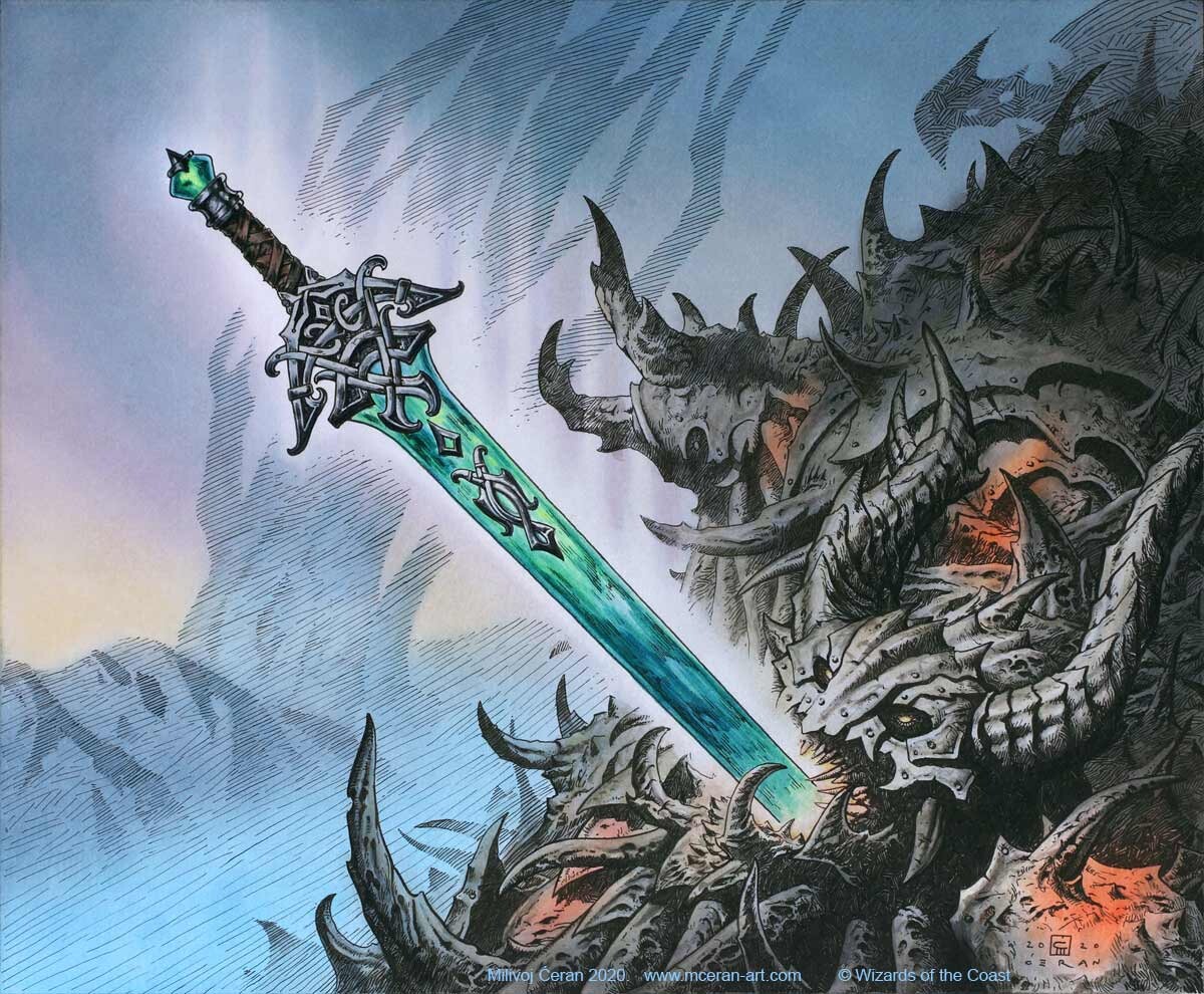 MtG Art: Sword of the Realms (Variant) from Kaldheim Set by Milivoj ...