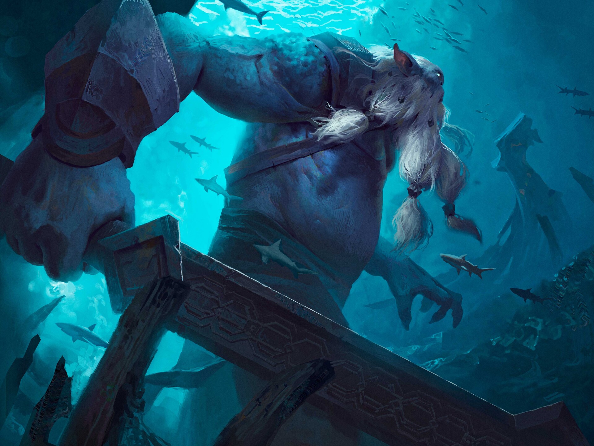 Undersea Invader - Kaldheim MtG Art