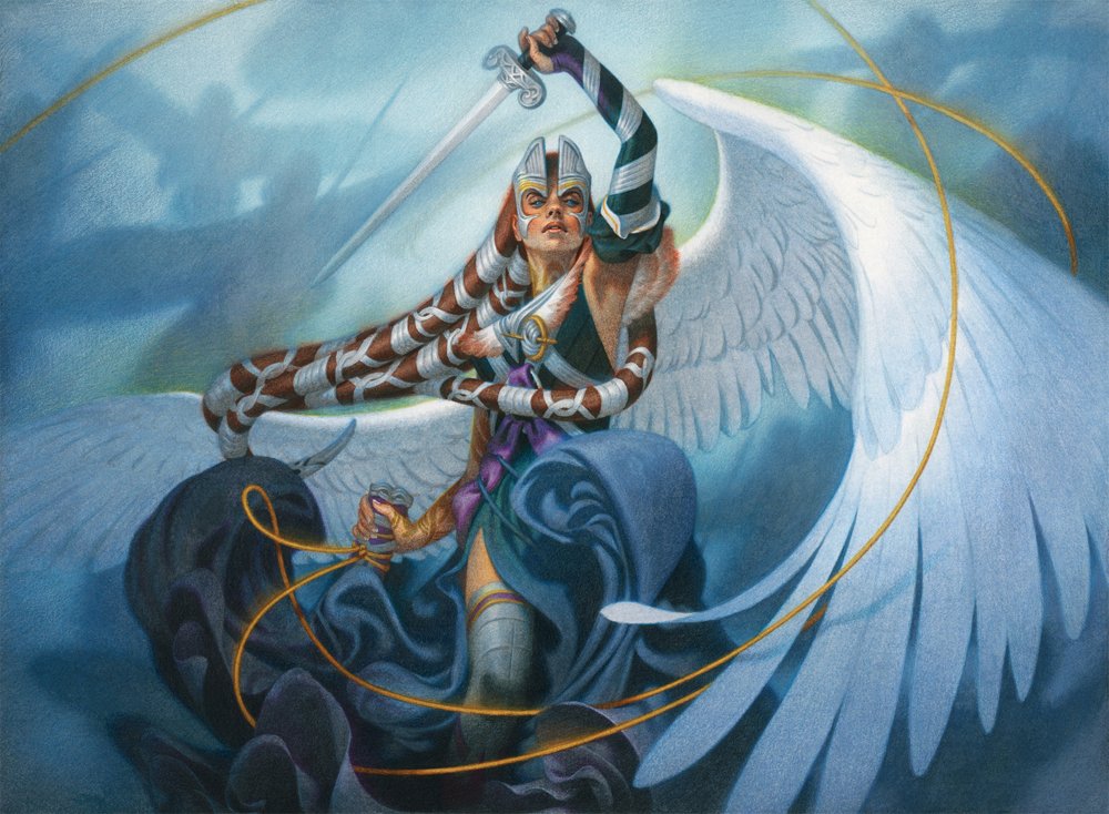 Valkyrie Harbinger - Kaldheim MtG Art