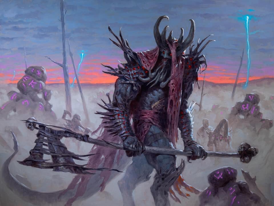 Varragoth, Bloodsky Sire - Kaldheim MtG Art