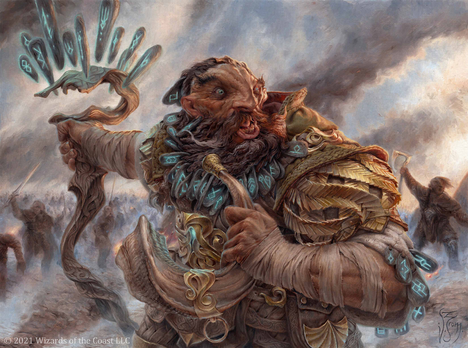 Warchanter Skald - Kaldheim MtG Art