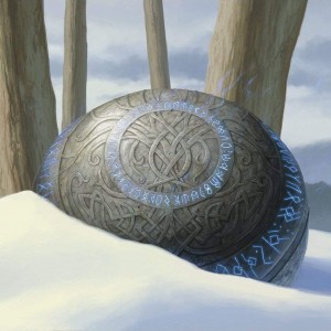 Weathered Runestone 2 - Kaldheim MtG Art