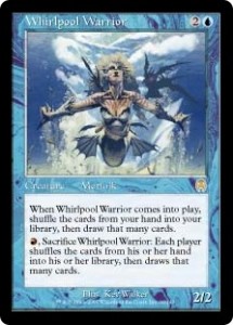 Whirlpool Warrior MtG Art from Apocalypse, Planechase 2012 Edition Set ...