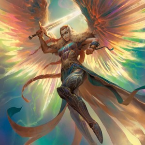 Angel Warrior Token - Kaldheim MtG Art