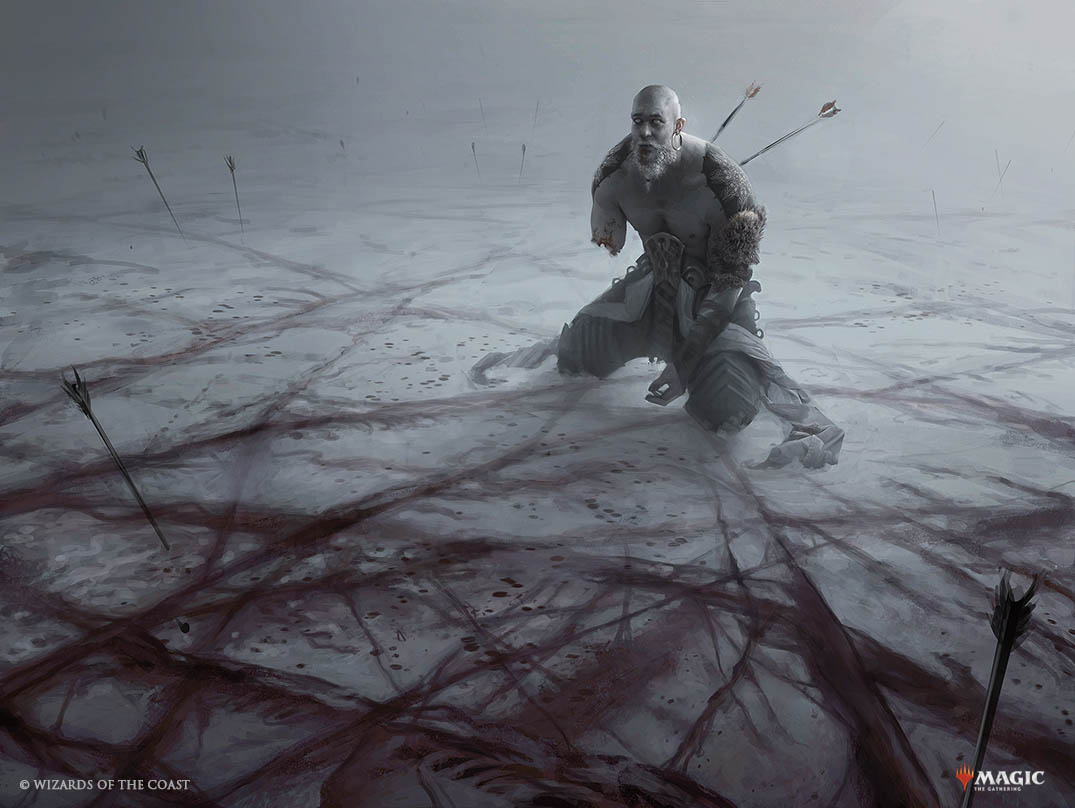 Blood on the Snow - Kaldheim MtG Art