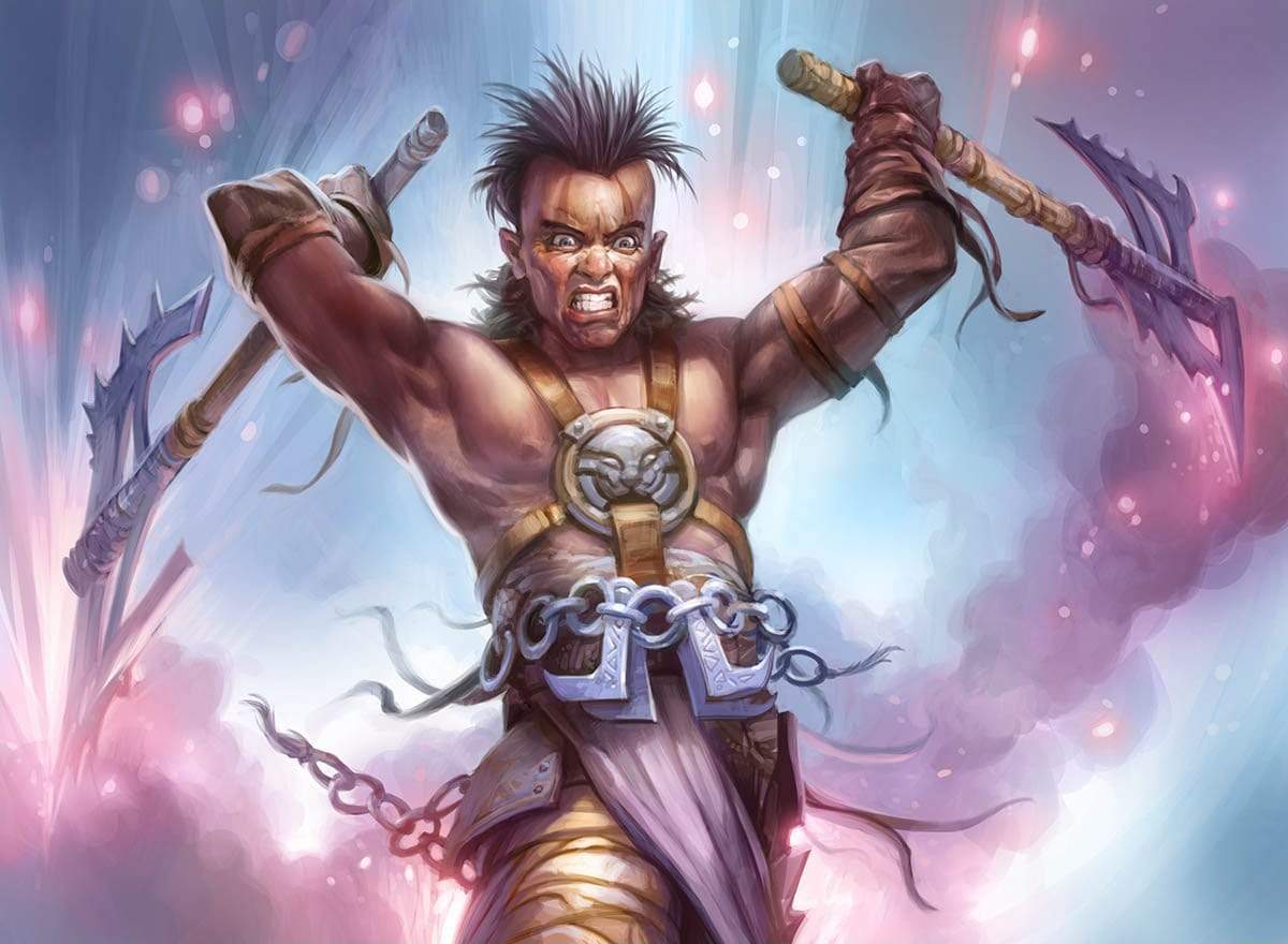 Bloodsky Berserker - Kaldheim MtG Art