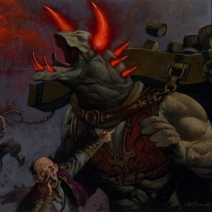 Bull Rush - Worldwake MtG Art