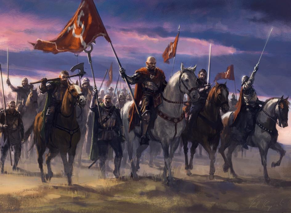 Cathars' Crusade MtG Art from Avacyn Restored, Commander 2014 ...