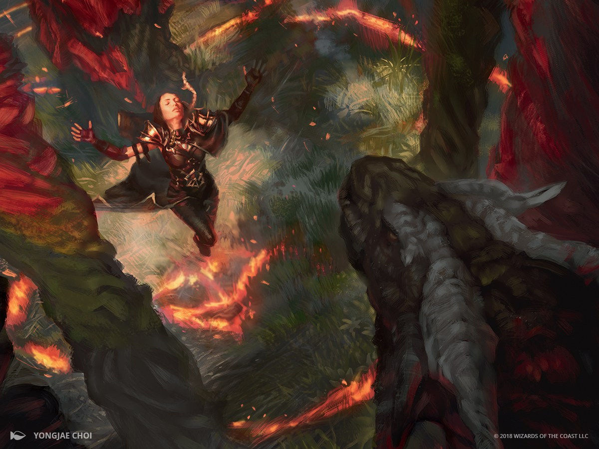 Draconic Disciple - Core Set 2019 MtG Art