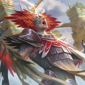 Form of the Dinosaur - Rivals of Ixalan MtG Art