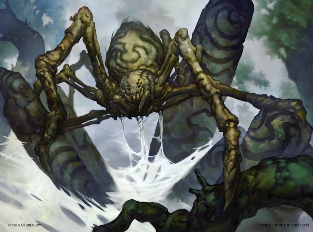 Gnottvold Recluse - Kaldheim MtG Art