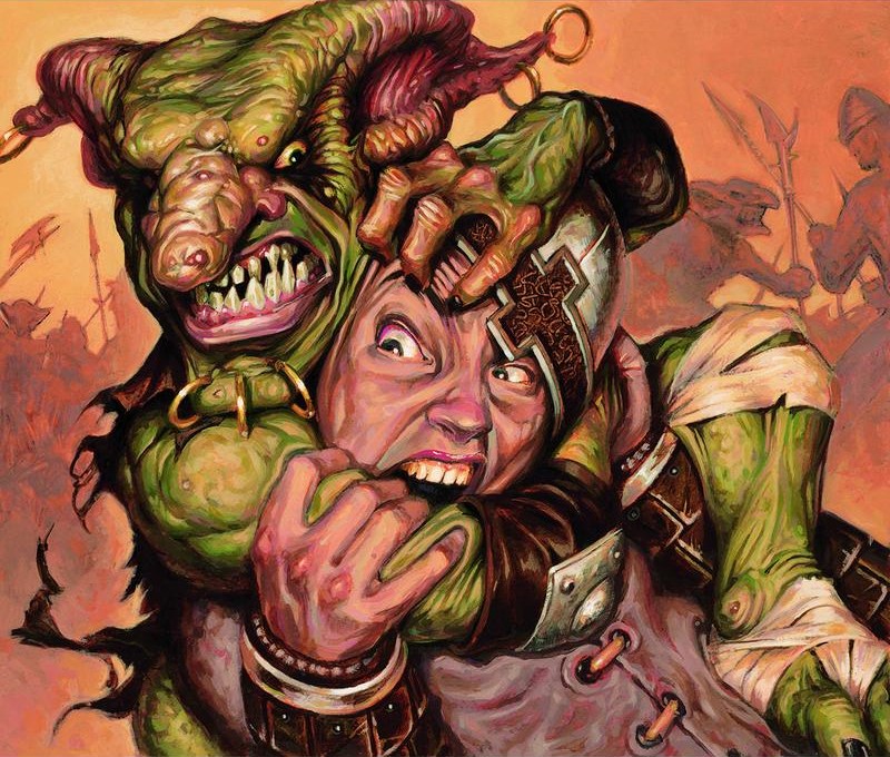 Goblin Piledriver - Magic Origins Mtg Art