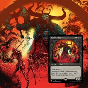 Grave Titan - Secret Lair MtG Art