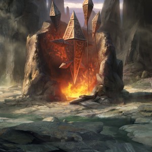 Graven Cairns (Expeditions) - Battle for Zendikar MtG Art