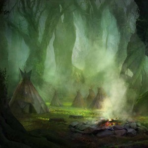 Graypelt Refuge - Zendikar MtG Art