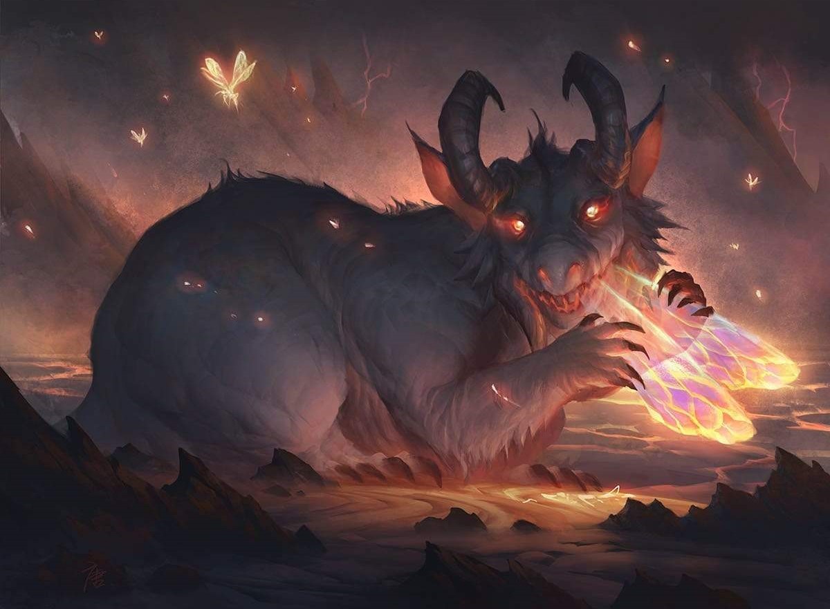 Infernal Pet - Kaldheim MtG Art