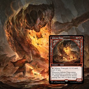 Inferno Titan - Secret Lair MtG Art