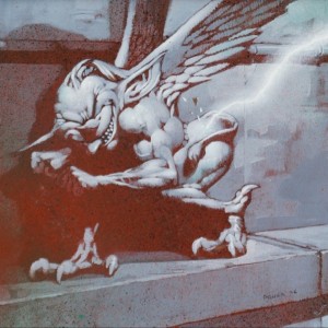 Leering Gargoyle - Mirage MtG Art