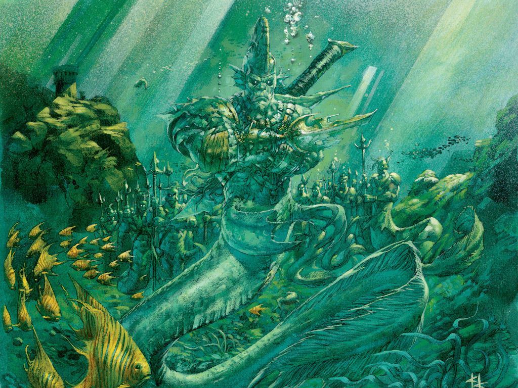 Lord of Atlantis - Seventh Edition MtG Art