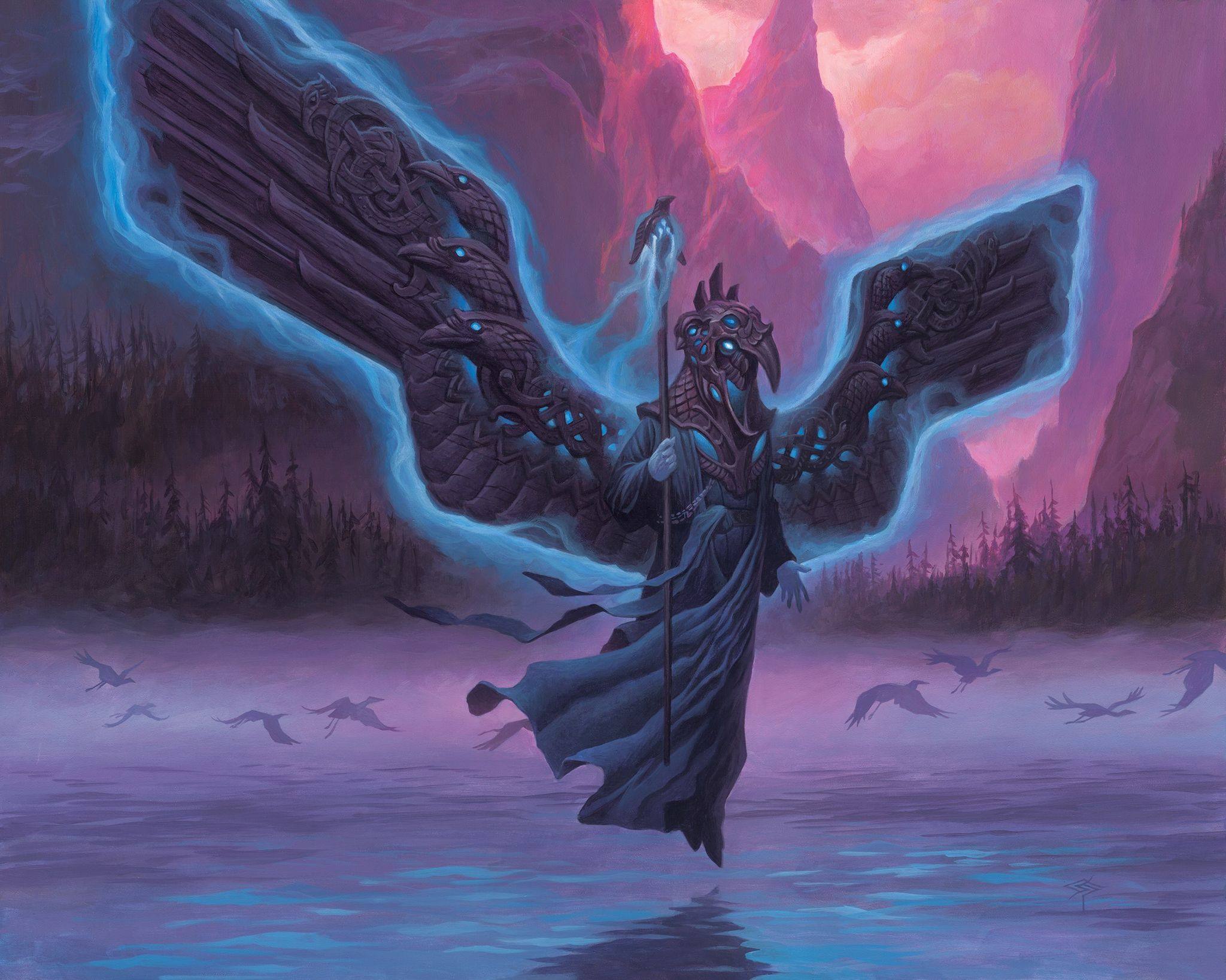 Mistwalker MtG Art from Kaldheim Set by Steve Prescott - Art of Magic ...